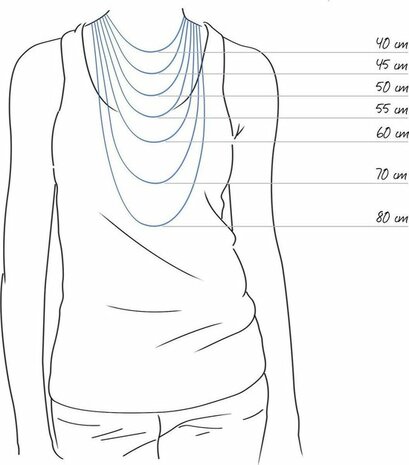 Edelstahl Dünne Damen Halskette 36 + 5 cm mit 3 Zirkonia Anhänger.
