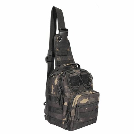 Sling-Schulter-Bauch-Ruck-Trage-sack, Camouflage