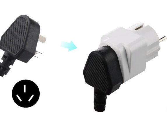 230V Netstecker-adaptor China->EU