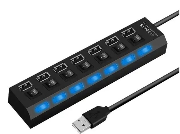 USB 2.0 hub 7 eingange, high speed