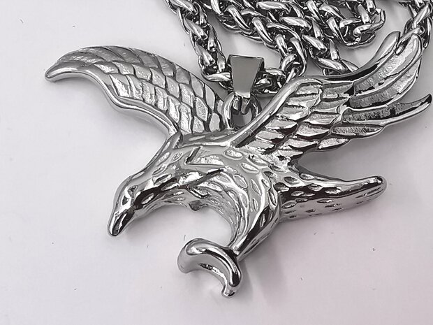 Adler - Adler - Adleranhänger aus Edelstahl - H 3* B 5 cm