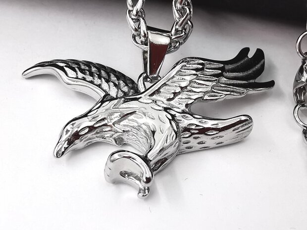 Adler - Adler - Adleranhänger aus Edelstahl - H 3* B 5 cm