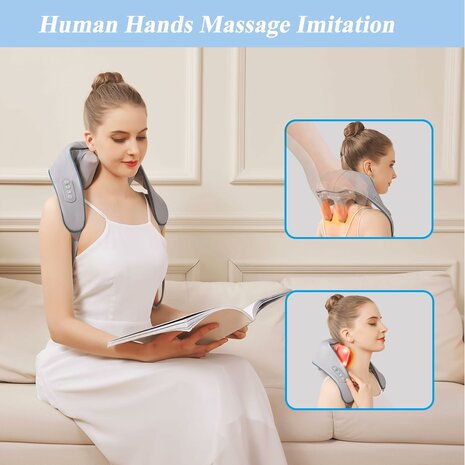 Nackenmassageger&auml;t Shiatsu Massageger&auml;t Mit W&auml;rmefunktion Schultermassage