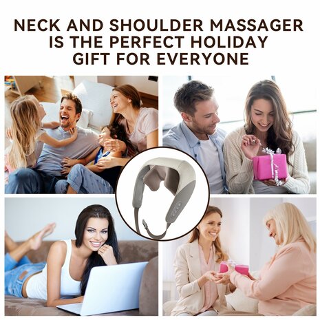 Nackenmassageger&auml;t Shiatsu Massageger&auml;t Mit W&auml;rmefunktion Schultermassage