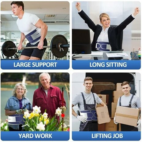 Rugband - Mannen -Vrouwen -Taille Ondersteuning