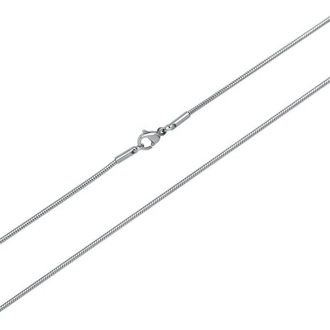 RVS slangenketting L50 cm D 0.9 mm