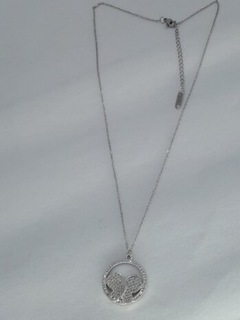Vlinderdesign ronde hanger met schakelketting