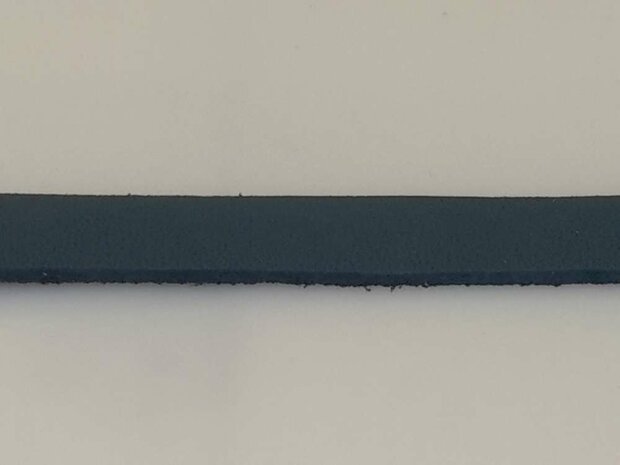 Glatte Lederband kinder, blau, schmal, magnetverschluss