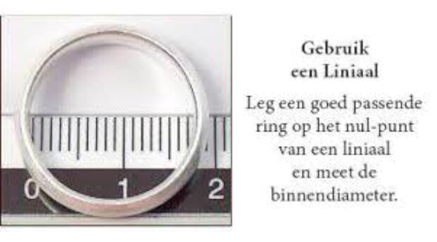 Ring, Zilverkleurig, smal, Anxiety/anti stress, Doos 36 stuks