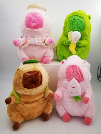 Capybara , 25 cm, 4 assorti, 100 St&uuml;ck