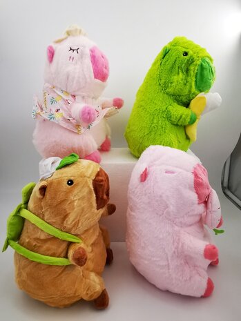 Capybara , 25 cm, 4 assorti, 100 St&uuml;ck