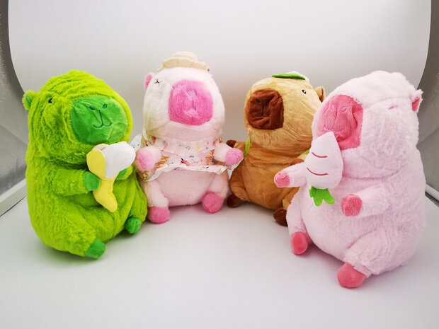 Capybara , 25 cm, 4 assorti, 100 St&uuml;ck