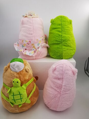 Capybara, 25 cm, 4 assorti, je 12 St&uuml;ck