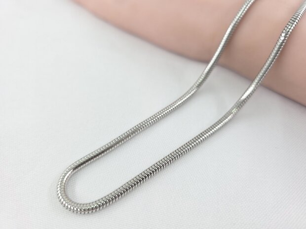 ketting, slangen schakels, edelstaal