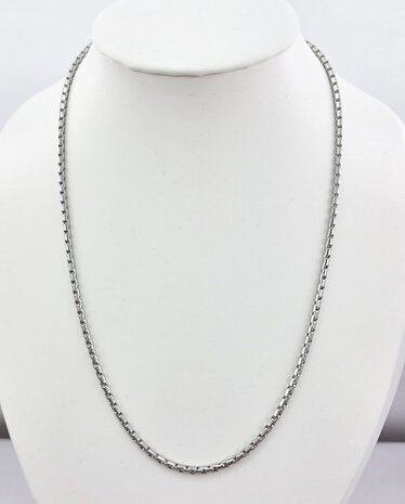 Ketting - RVS - Lengte 45 cm * Br 2mm