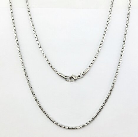 Ketting - RVS - Lengte 45 cm * Br 2.5mm