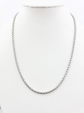 Kette &ndash; Edelstahl &ndash; L&auml;nge 43 cm * Breite 2.5 mm