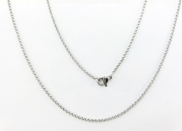 Ketting RVS Lengte 45 cm * Br 1.5mm