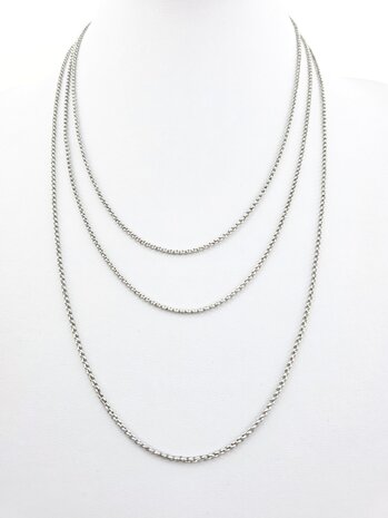 Ketting RVS Lengte 45 cm * Br 1.5mm