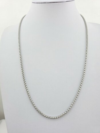 Ketting RVS L 50 cm * Br 3mm Jasseron-schakel