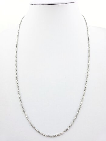 Ketting RVS L 60 cm * Br 3mm Jasseron-schakel