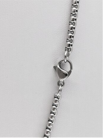 Ketting RVS L 70 cm * Br 3mm Jasseron-schakel