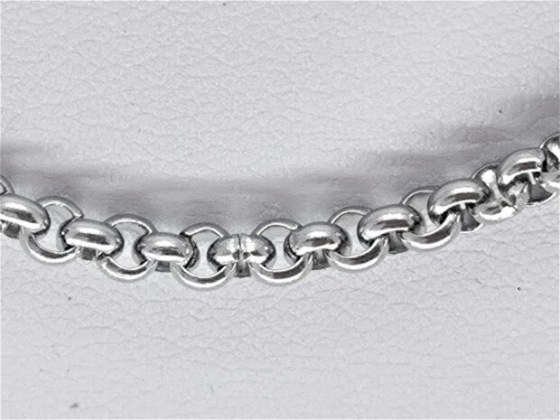 Kette &ndash; Edelstahl-Rundglied, L 90 cm, D 2,5 mm