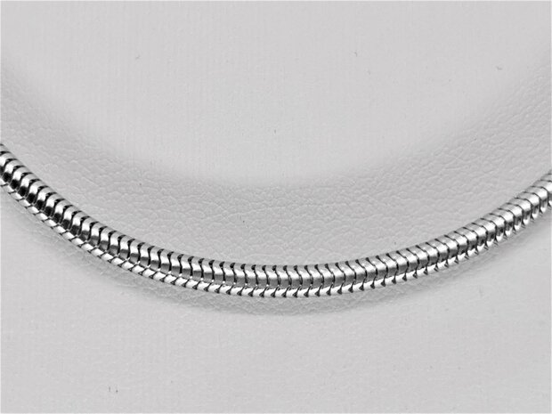Ketting RVS Slangen design L 45 cm