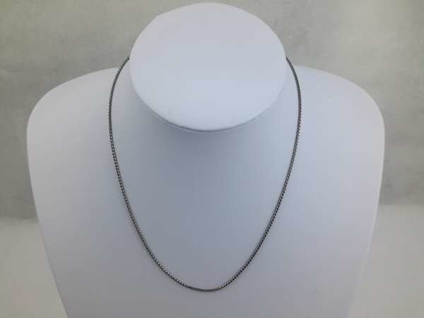 Ketting, 46 cm, zilverkleur.