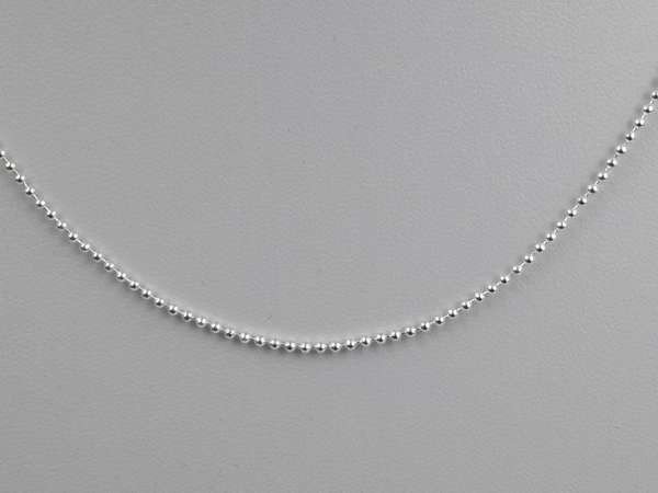 Ketting, 46 cm, zilverkleur.