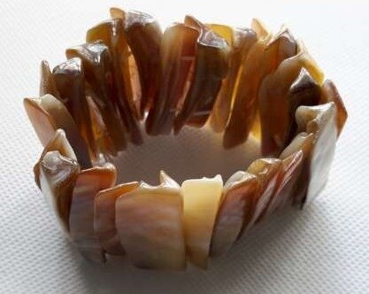 Natur Farbe Shell-Armband