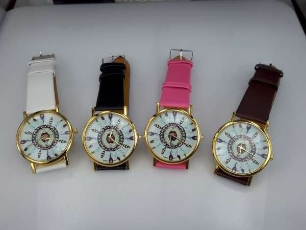 Uhren, PU-Lederband, 20 St