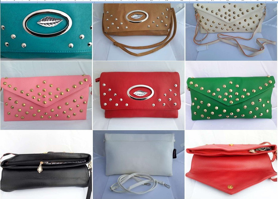 Clutch / Enveloptas, gemixde partij, 25 St