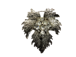 Schalring, blatt, strass