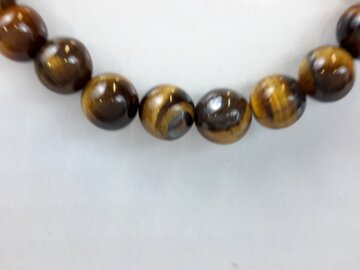 Edelsteen armband tijgeroog Ø 8 mm 18-20-22 cm