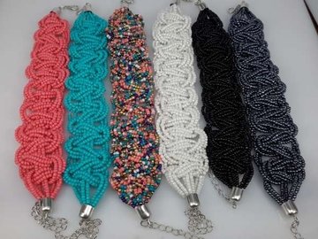 Böhmischen Stil geflochtenen Perlenarmband, 20 St