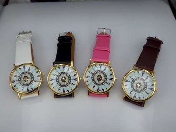 Uhren, PU-Lederband, 20 St