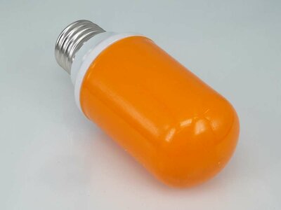 Niederländisch Orange Ledlampe 1,7W, E27 G45  milchkappe
