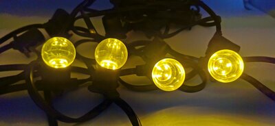 LED-Lampen 1,2W, transparentweiß, E27 G45, 3 Varianten