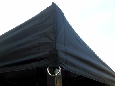 dakzeildoek Easy-up tent 3x4,5 mtr, zwart