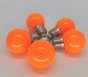 oranje Ledlampen 1,2W, E27 G45_